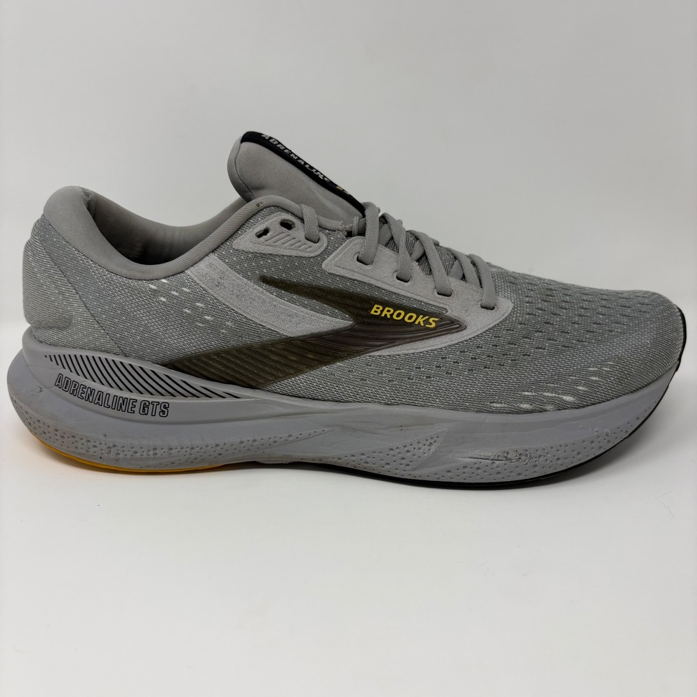 Brooks Adrenaline GTS 24 Mens Size 11 Narrow Grey Running Shoes (1104371B084)